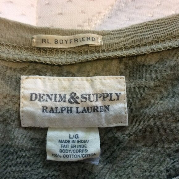 2 piece bundle!! Ralph Lauren Denim & Supply tee and Jolt military jacket - Picture 5 of 10